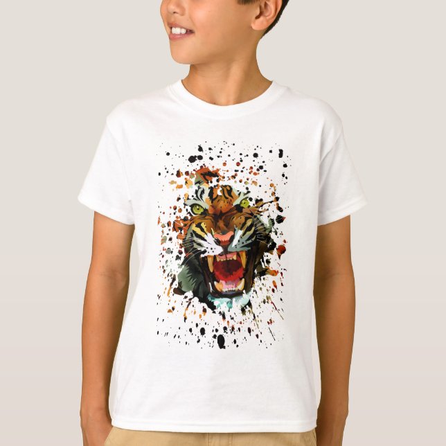 Tiger Roar 2 T-Shirt (Vorderseite)