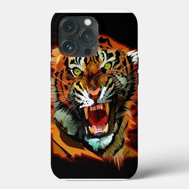 Tiger Roar Case-Mate iPhone Hülle (Rückseite)