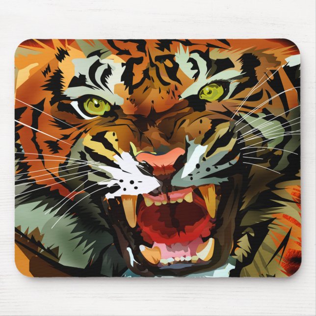 Tiger Roar Mousepad (Vorne)