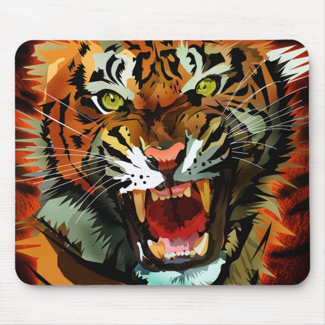 Tiger Roar Mousepad (Vorne)