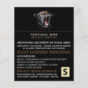 Tiger Roar, Security Personal Advertising Flyer