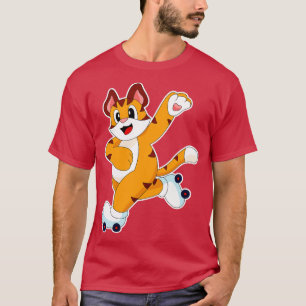 Tiger Roller Skate Inline Skaten T-Shirt