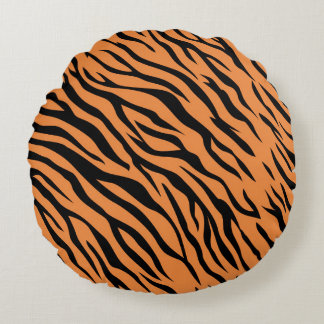 Tiger-Rundwurfkissen (16") Rundes Kissen