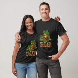 Tiger Safari Wildlife Cat Animal T-Shirt