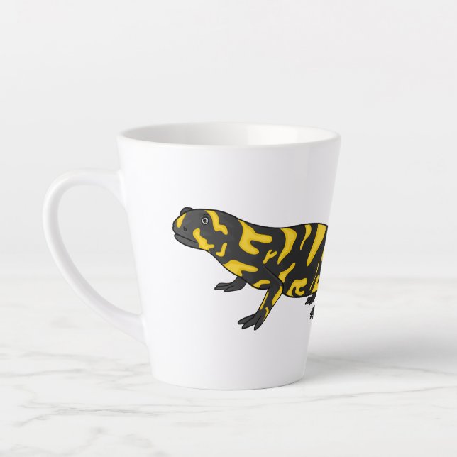 Tiger-Salamander-Cartoon Milchtasse (Links)