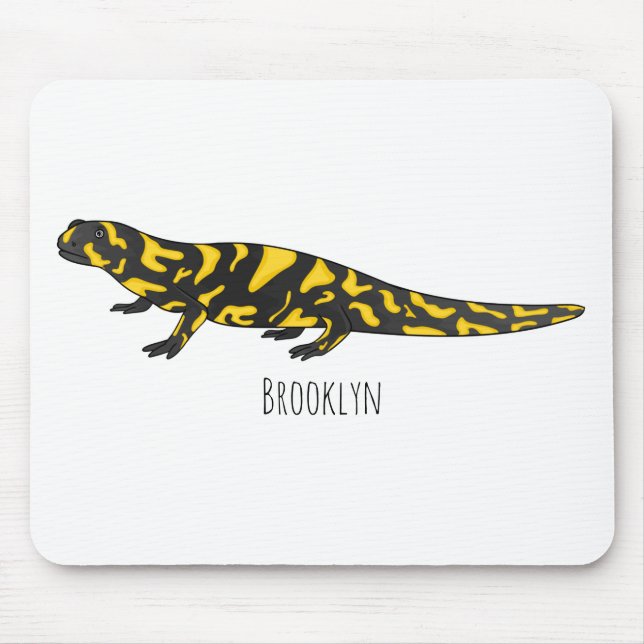 Tiger-Salamander-Cartoon Mousepad (Vorne)