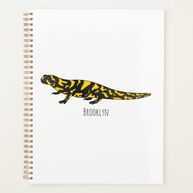 Tiger-Salamander-Cartoon Planer (Vorderseite)