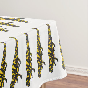Tiger-Salamander-Cartoon Tischdecke
