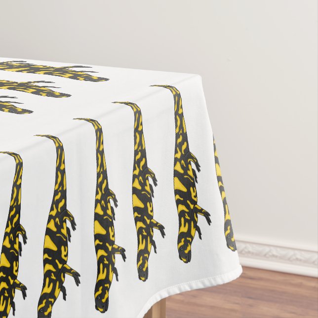 Tiger-Salamander-Cartoon Tischdecke (Beispiel)