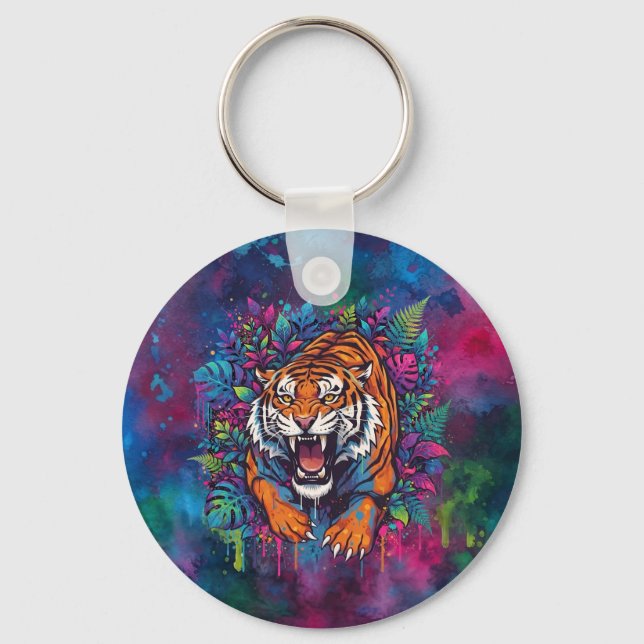 Tiger Schlüsselanhänger (Vorderseite)