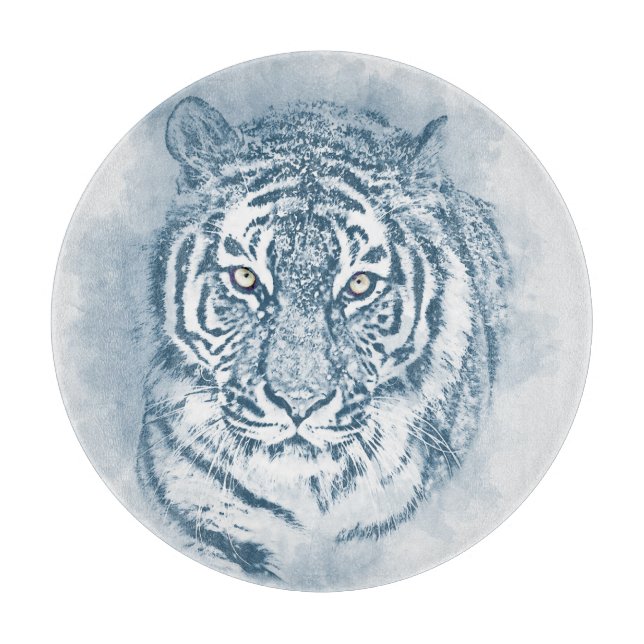 Tiger Schneidebrett (Vorderseite)