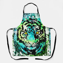 Tiger-Schürze - Tiger-Augen-Schürze Schürze