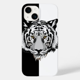 Tiger Schwarz-weiß Case-Mate iPhone 14 Hülle