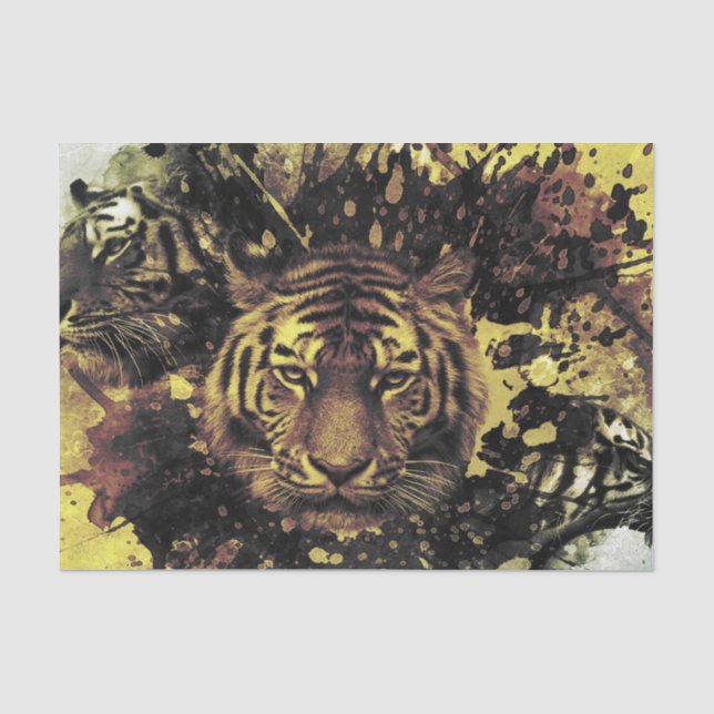 Tiger Seidenpapier (Vorderseite)