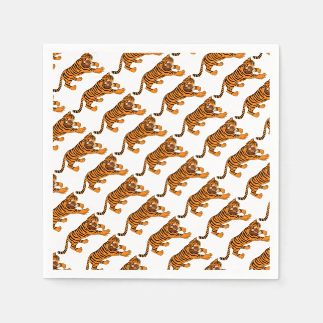 Tiger Serviette (Vorderseite)