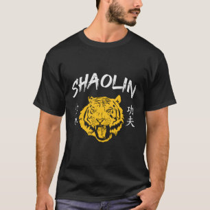 Tiger Shaolin Kung Fu Chinesisches Symbol Wushu Mi T-Shirt