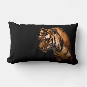 Tiger-Silhouette Lendenkissen