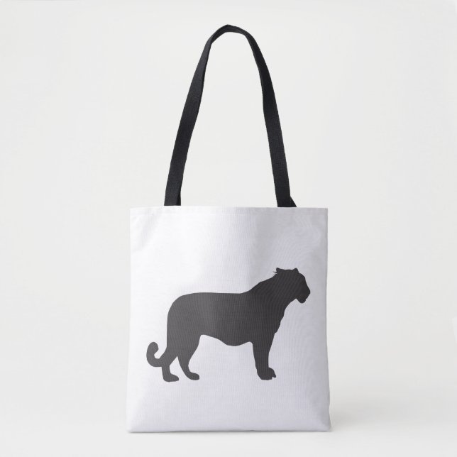 Tiger-Silhouette Tasche (Vorderseite)