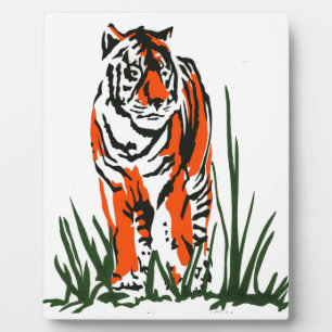 Tiger Silkscreen Fotoplatte
