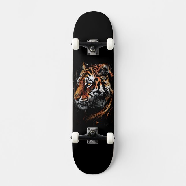 Tiger Skateboard (Vorderseite)