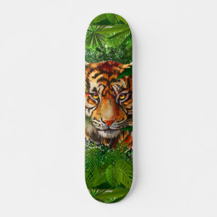 Tiger Skateboard Deck Jungle Art Skateboard