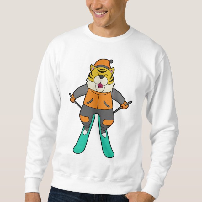 Tiger Skier Ski Sweatshirt (Vorderseite)