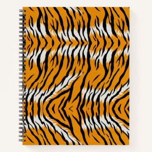 Tiger Skin Animal Print Design Notizbuch