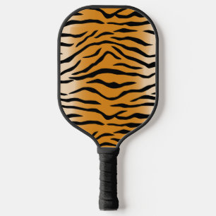 Tiger Skin Fur Muster Pickleball Paddel Schläger