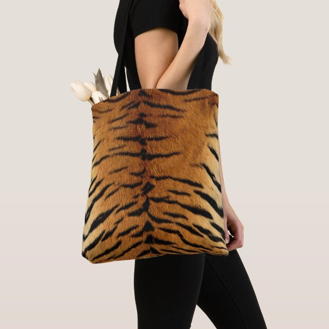 Tiger Skin Print Toag Tasche (Von Nahem)