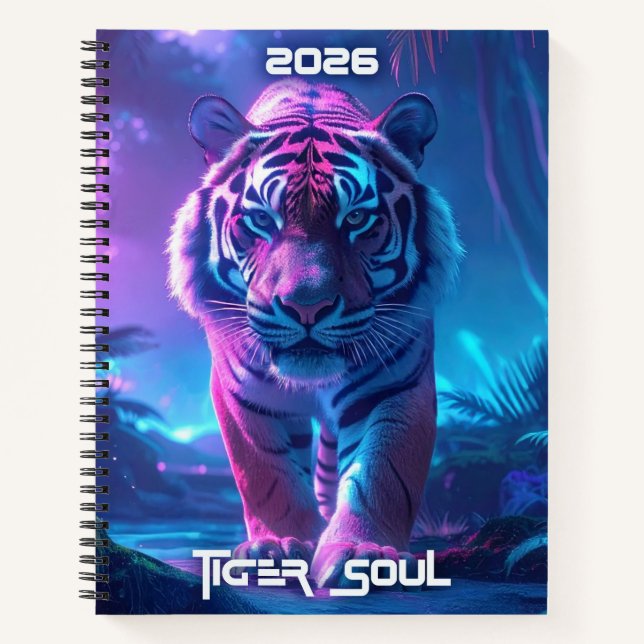 TIGER SOUL Journal-Notebook Notizbuch (Vorderseite)