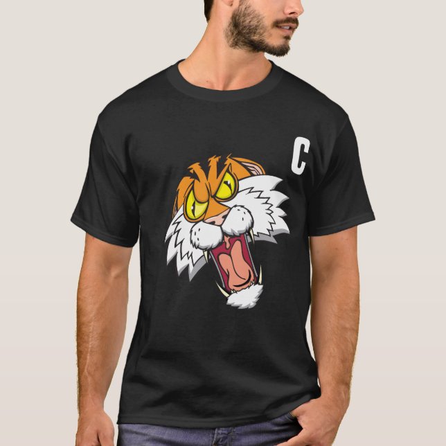 Tiger-Spieler-Shirt T-Shirt (Vorderseite)