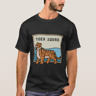 Tiger Squad Jungle Tiere Wildkatzen Natur T-Shirt