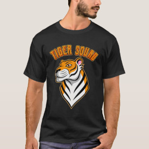 Tiger Squad Wildtiere Natur Übergroße Katzen T-Shirt