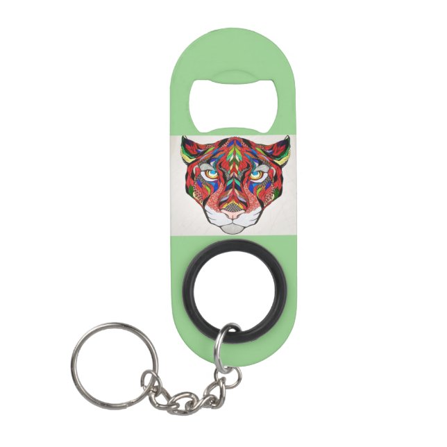Tiger Stainless Steel Flaschenöffner (Vorderseite)