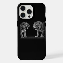 Tiger Stand off iphone 15 pro max Gehäuse iPhone 15 Pro Max Hülle