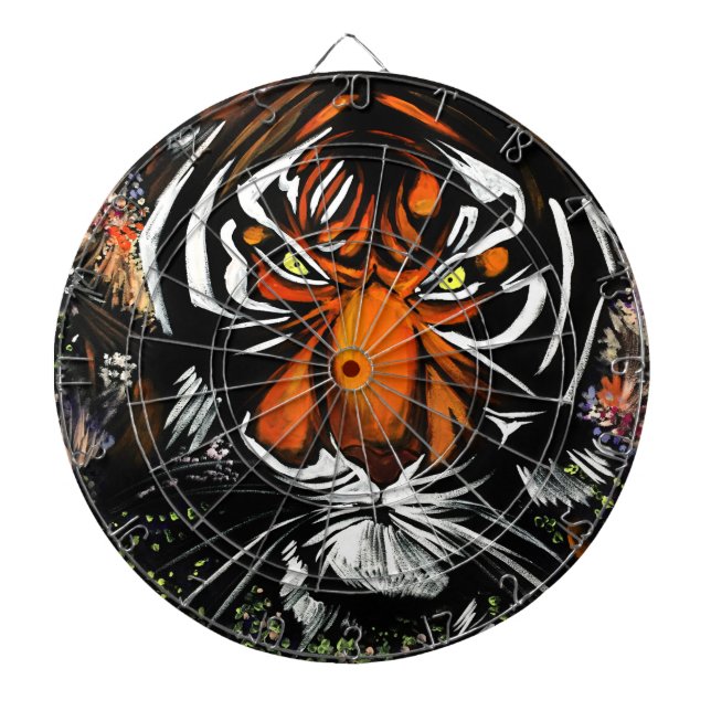 Tiger Stare Dartscheibe (vorne)