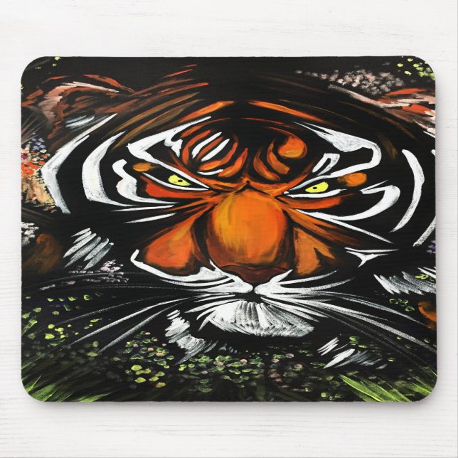 Tiger Stare Mousepad (Vorne)