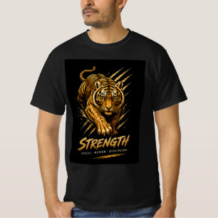 Tiger-Stärke Motivations-Tier-Shirt 🐯 T-Shirt
