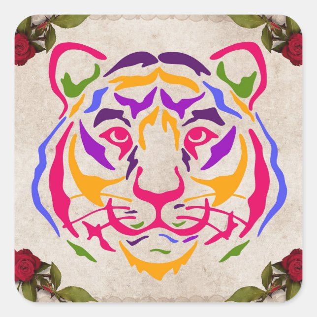 Tiger Sticker (Vorderseite)