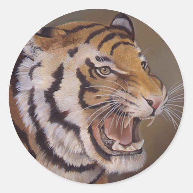 Tiger Sticker (Vorderseite)