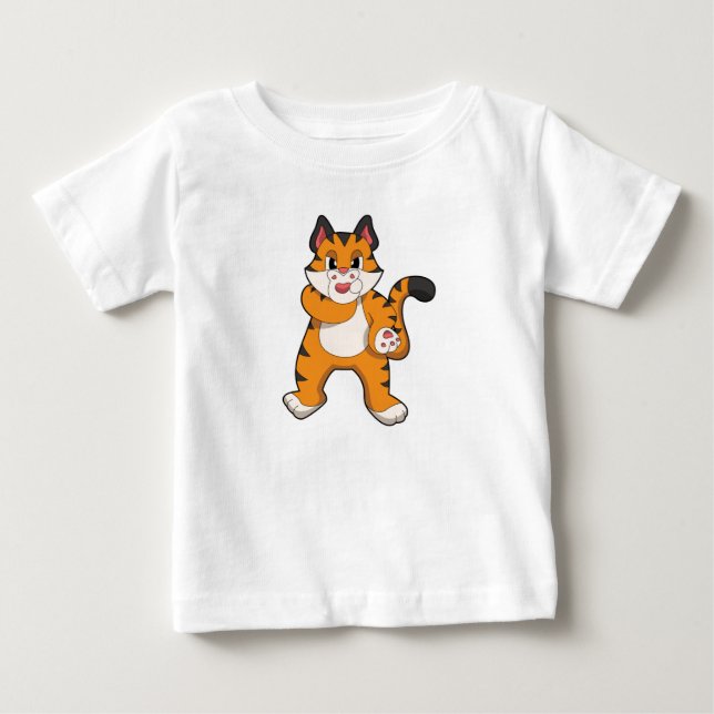 Tiger still baby t-shirt (Vorderseite)