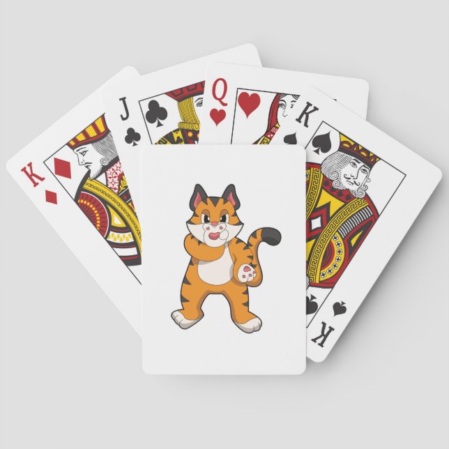 Tiger still spielkarten (Rückseite)