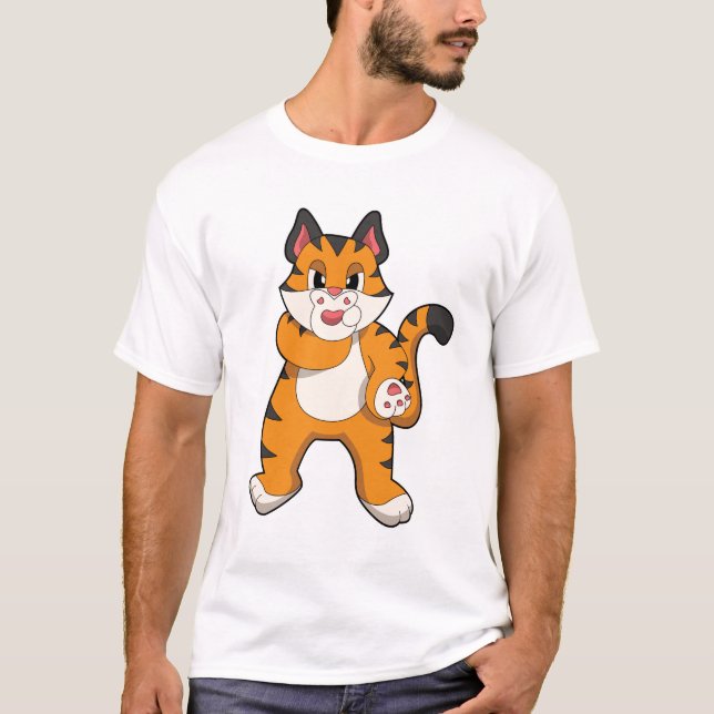 Tiger still T-Shirt (Vorderseite)