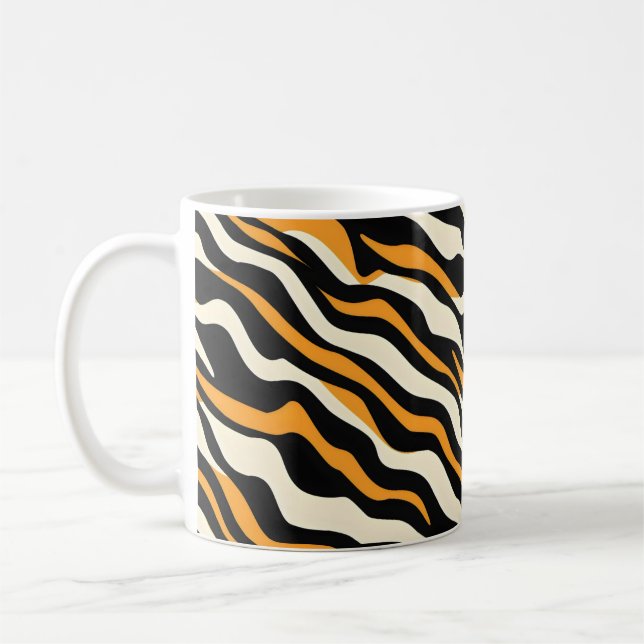 Tiger Stipes Pattern Kaffeetasse (Links)