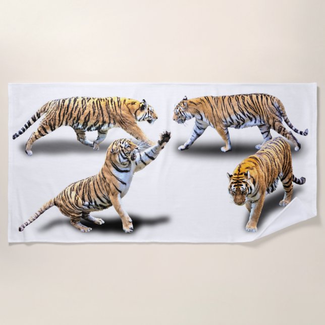 TIGER STRANDTUCH (Vorderseite)