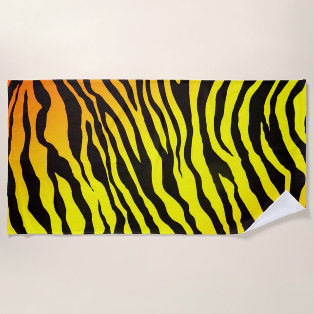 Tiger Strandtuch (Vorderseite)