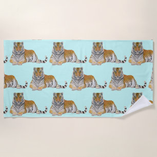 Tiger Strandtuch