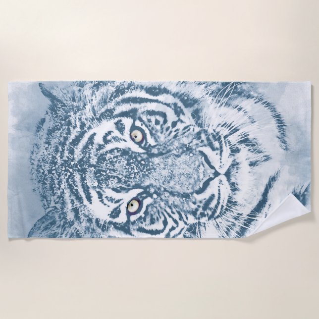 Tiger Strandtuch (Vorderseite)