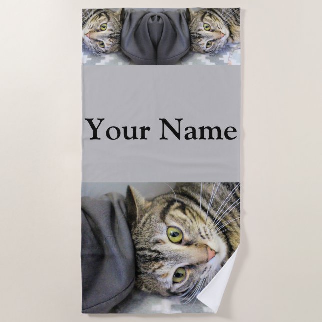 Tiger Strandtuch (Vorderseite)