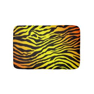 Tiger-Streifen Badematte